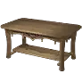Natural Log Dining Table icon