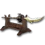 Fighter's Black-Plume Spear Ornament icon