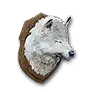 Stuffed Gray Wolf Head icon